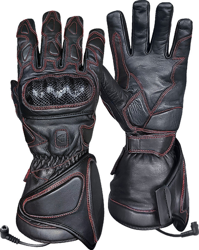 Gerbing 12V Extreme Hard Knuckle Heated Black Gloves