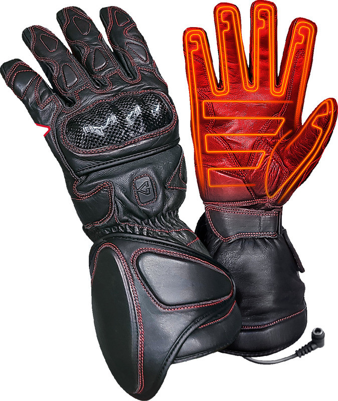 Gerbing 12V Extreme Hard Knuckle Heated Black Gloves