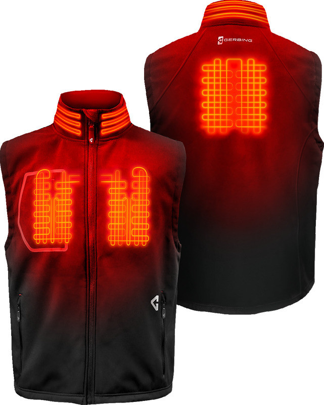 Gerbing 7V Torrid Softshell 2.0 Black Heated Vest