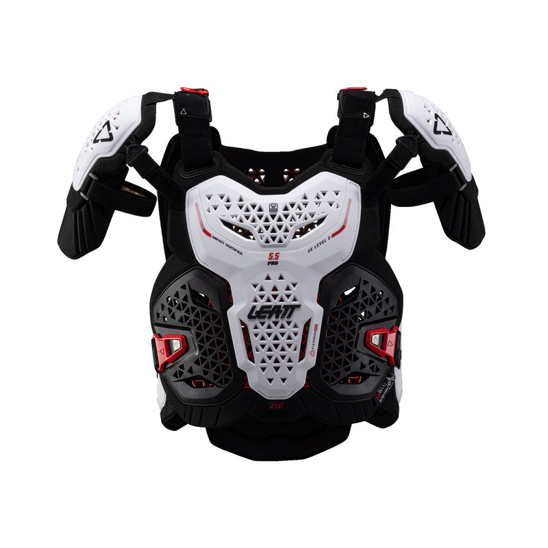 Leatt 5.5 V25 Pro Evo White Chest Protector