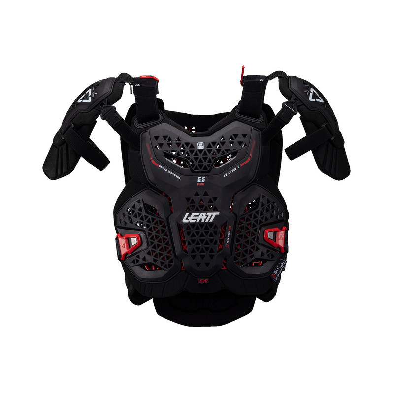 Leatt 5.5 V25 Pro Evo Black Chest Protector - Speed Addicts