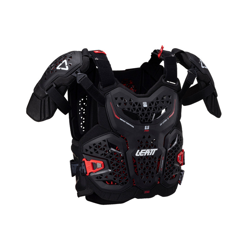 Leatt 5.5 V25 Pro Evo Black Chest Protector - Speed Addicts
