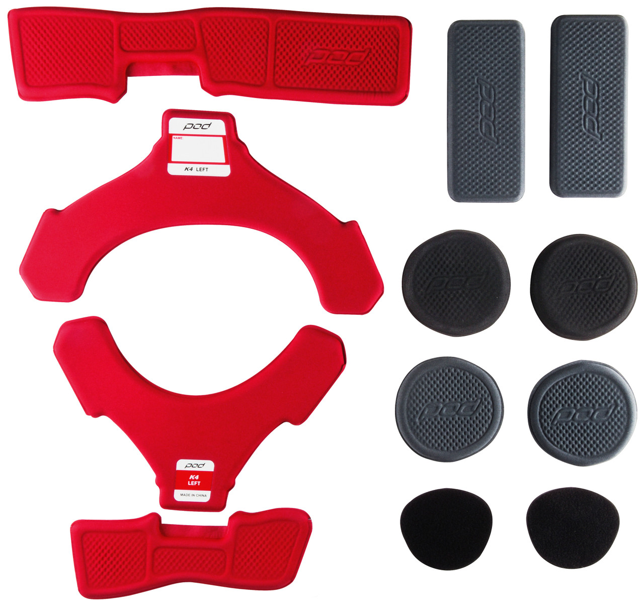 POD K4 Mx Pad Set Red