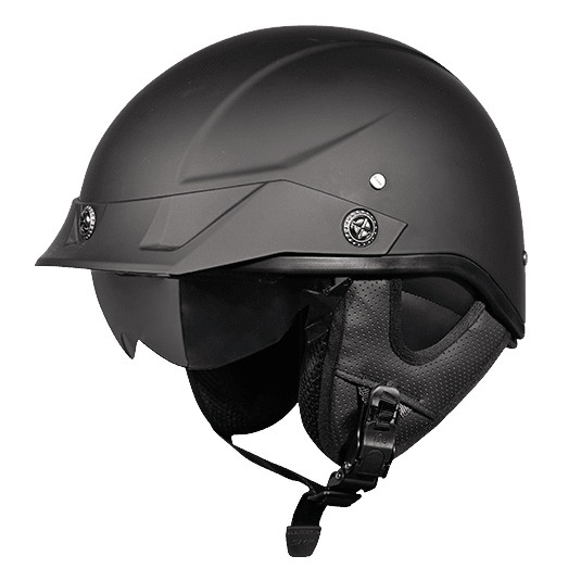 SMK Patriot Matte Black Helmet