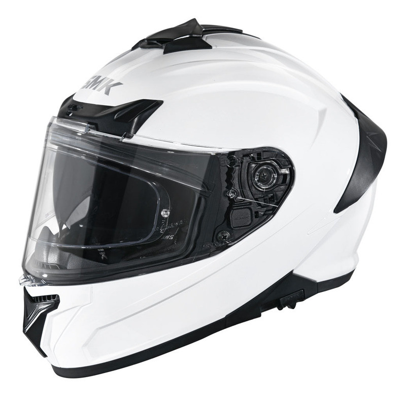 SMK Typhoon White Helmet