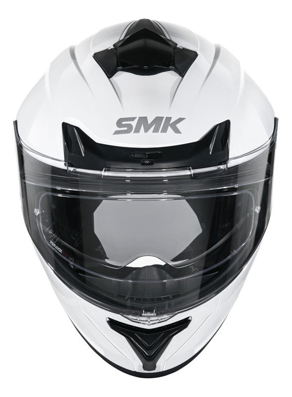 SMK Typhoon White Helmet