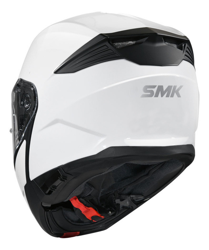 SMK Gullwing V2 White Helmet