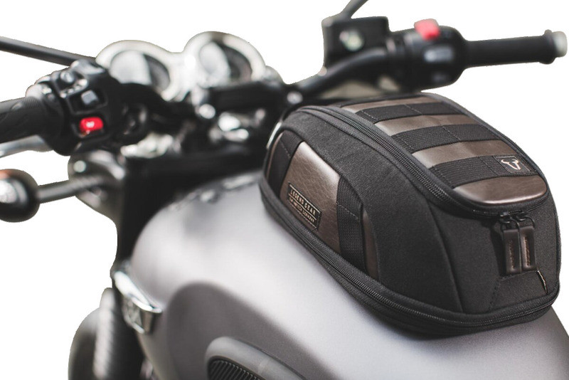 SW-Motech Legend Gear Magnetic Tank Bag LT1 3 to 5.5 Liter Black/Brown - BC.TRS.00.401.10000