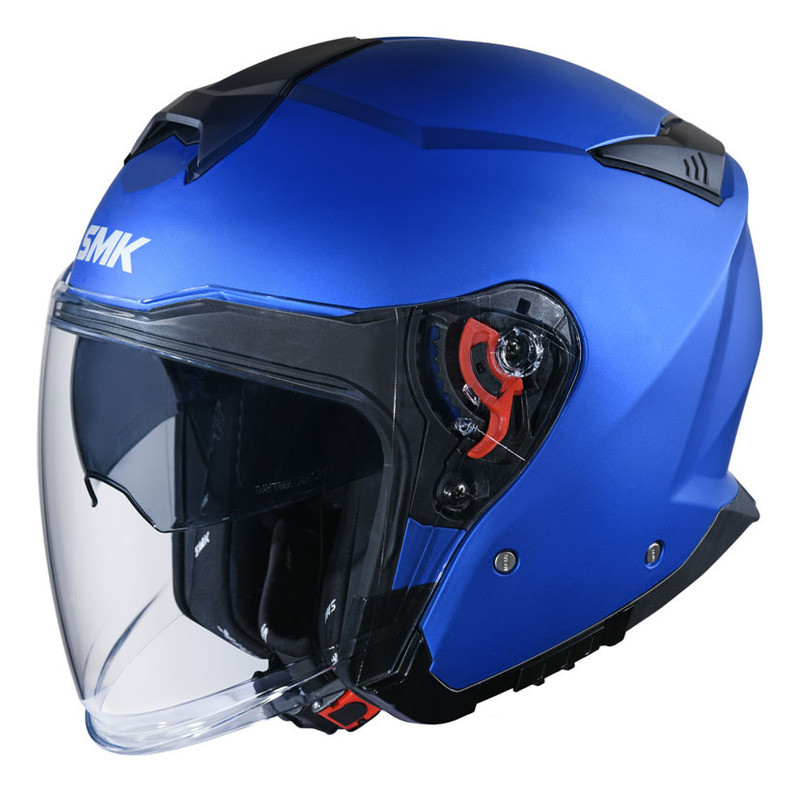 SMK GTJ Metallic Blue Helmet