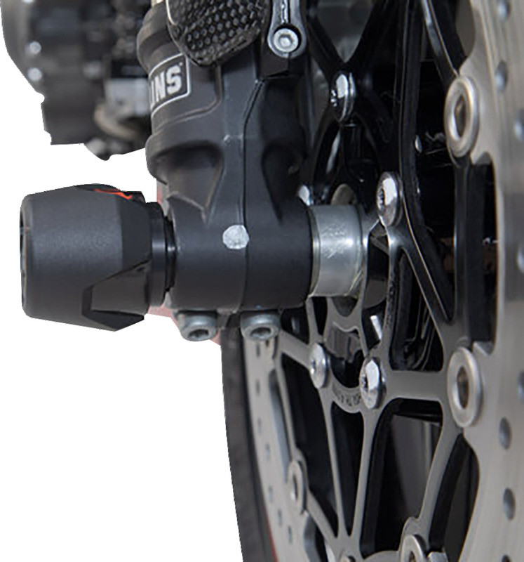SW-Motech Axle Sliders Front Set Triumph 800/1050/1200 Yamaha 700 Himalayan - STP.11.176.10001/B