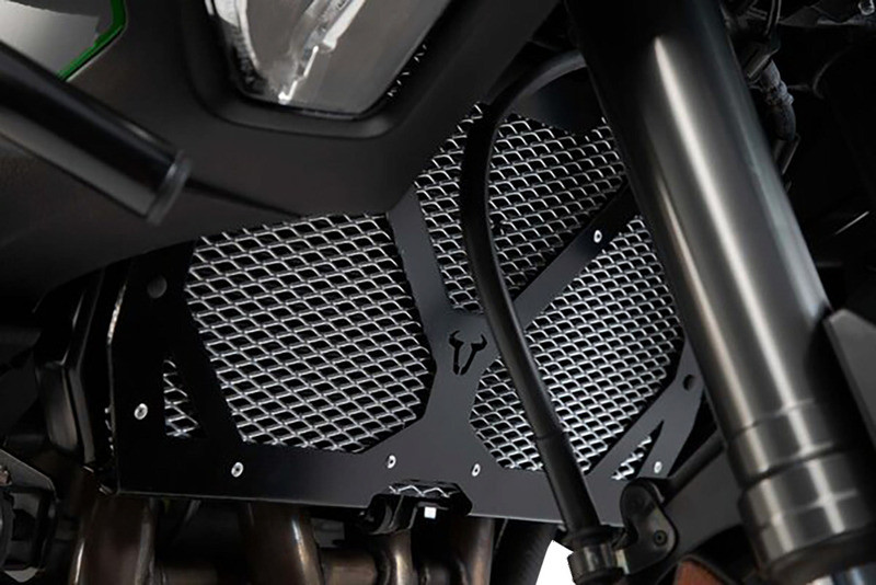 SW-Motech Radiator Guard Black/Silver Kawasaki - KLS.08.922.10000