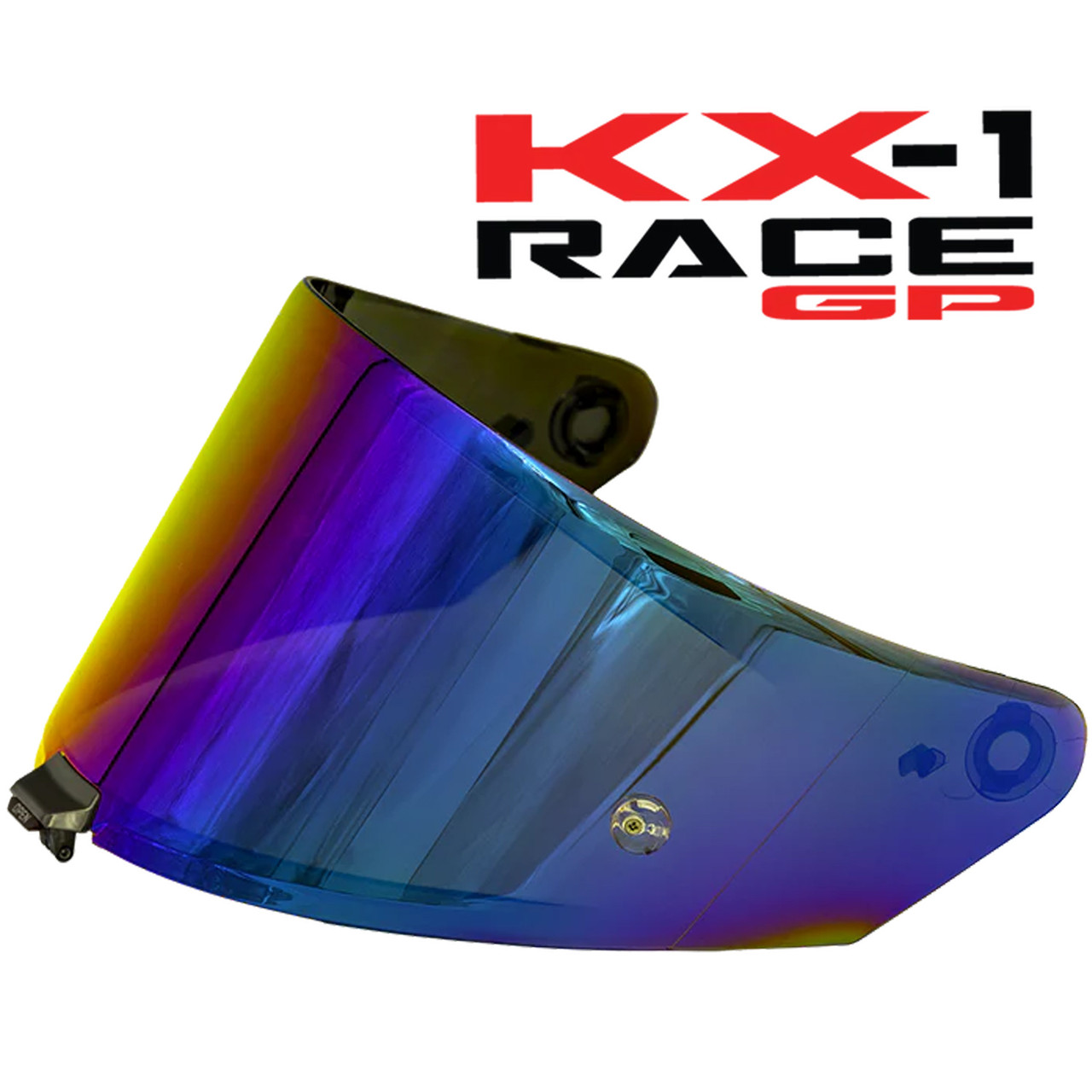 KYT KX-1 Iridium Rainbow Shield - Speed Addicts
