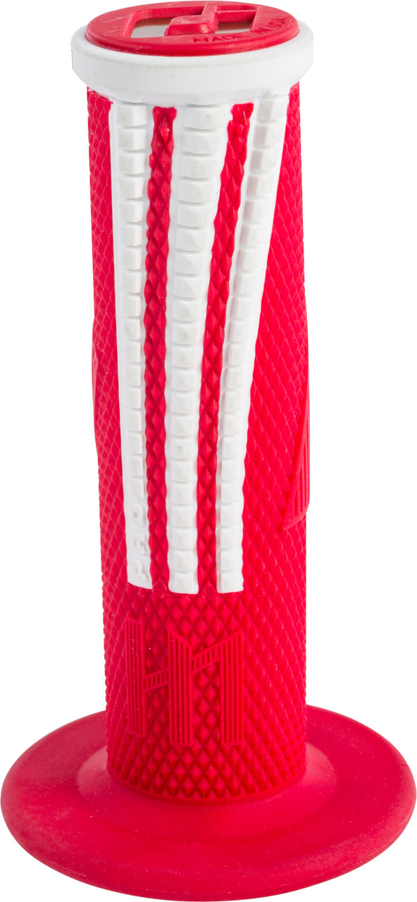 ODI Emig2 Pro V2 Lock-On Grip Red/White - H36EPRW