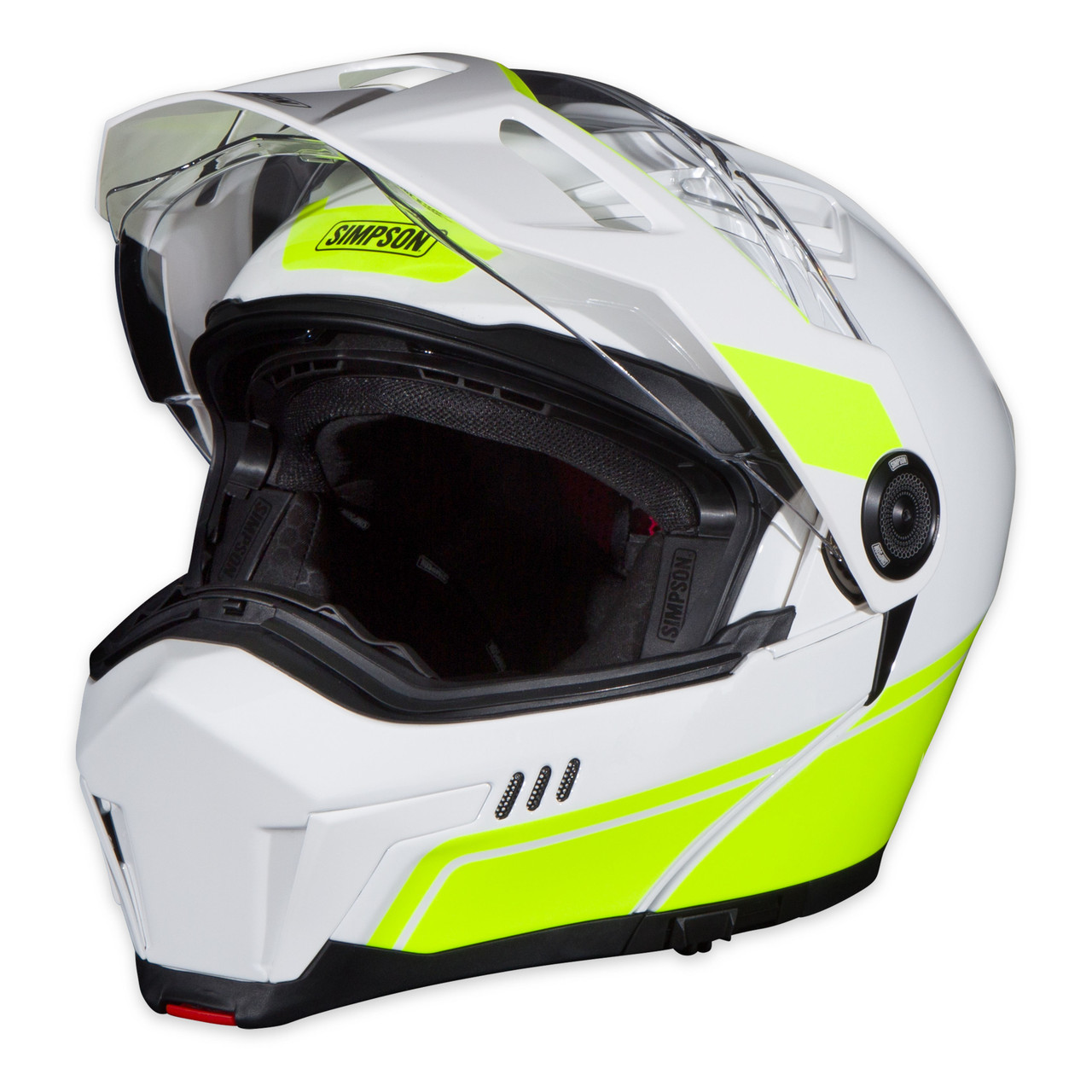 Simpson Journey Bandit Yellow White Helmet