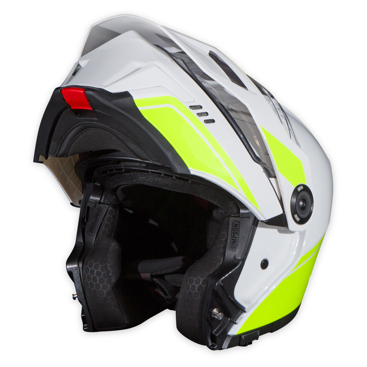 Simpson Journey Bandit Yellow White Helmet