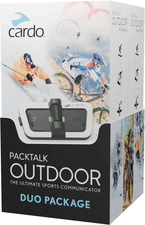 Cardo Packtalk Outdoor Duo White