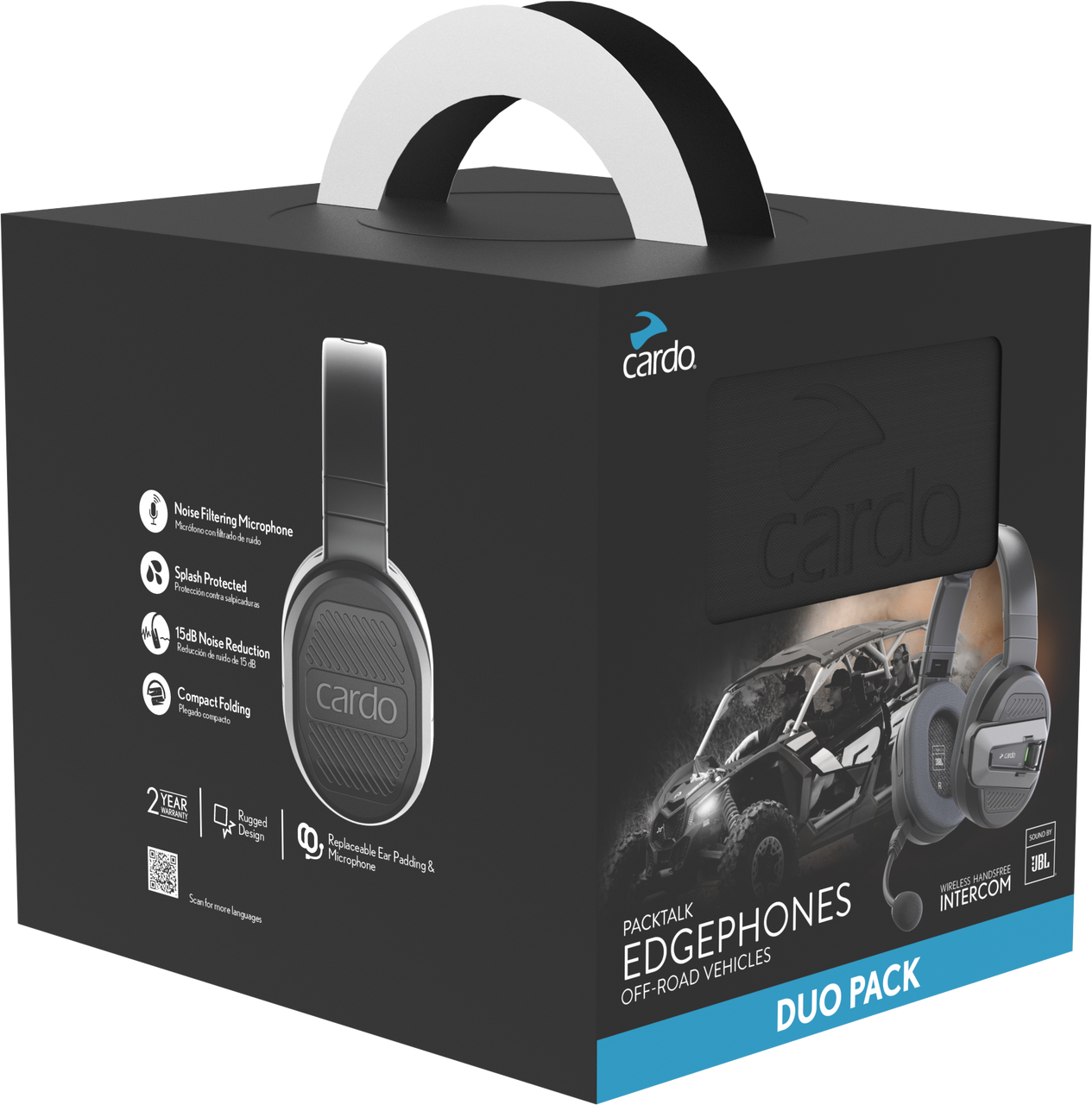 Cardo Packtalk Edgephones Duo for ORV