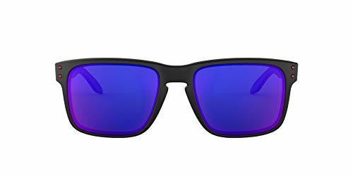 Oakley Holbrook Matte Black Positive Red Iridium Sunglasses