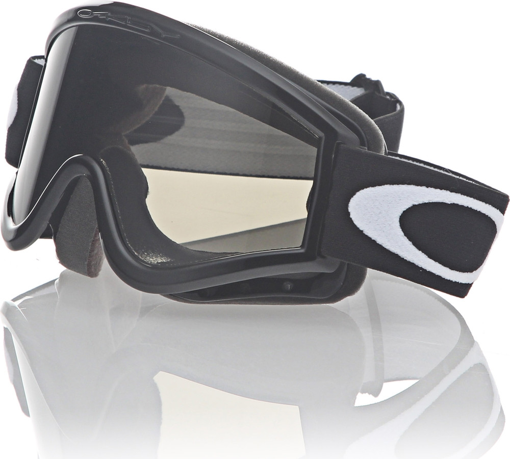 Oakley L-Frame Black Clear Clear MX Goggle