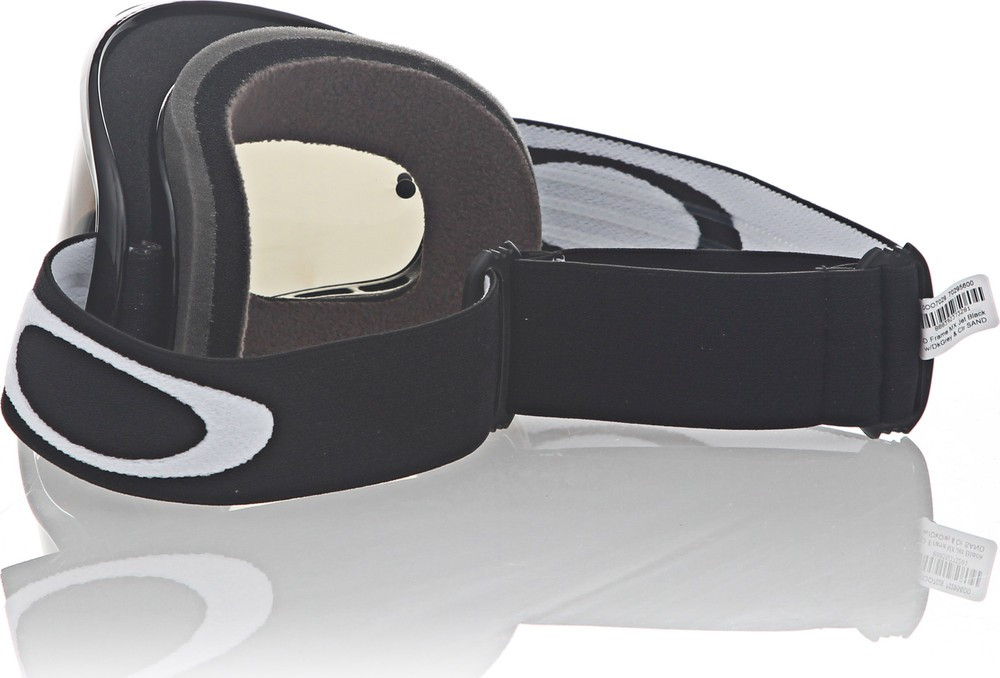 Oakley O-Frame Jet Black w/Dark Grey & Clear Sand utv/sand anti-fog MX Goggle