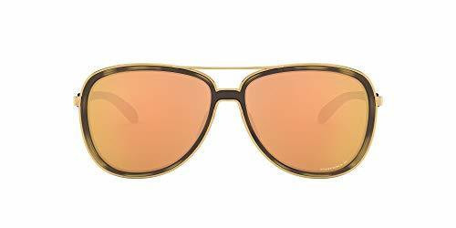 Oakley Split Time Brown Tortoise Gold Prizm Rose Gold Polarized Sunglasses