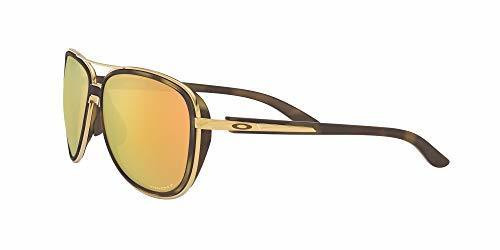 Oakley Split Time Brown Tortoise Gold Prizm Rose Gold Polarized Sunglasses