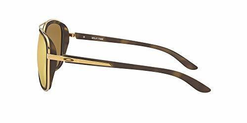 Oakley Split Time Brown Tortoise Gold Prizm Rose Gold Polarized Sunglasses