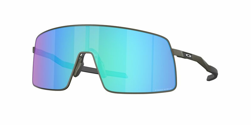 Oakley Sutro Ti Satin Lead Prizm Sapphire Sunglasses