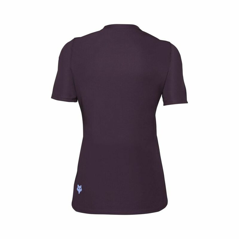 Fox Racing V25 Womens Ranger SS Jersey Wordmark Dark Purple