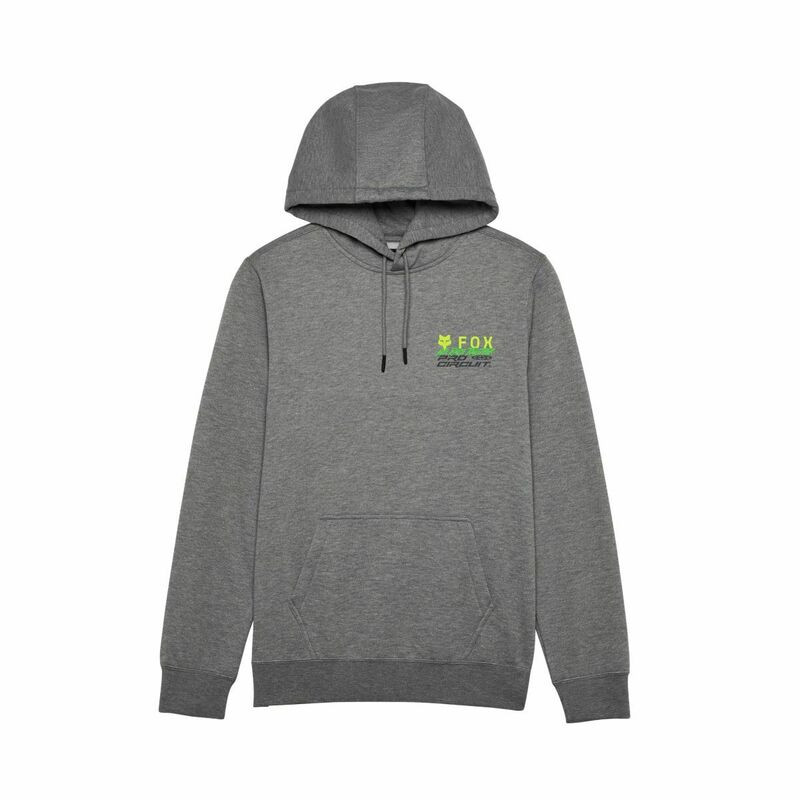 Fox Racing V25 X Pro Circuit Heather Graphite Fleece Pullover