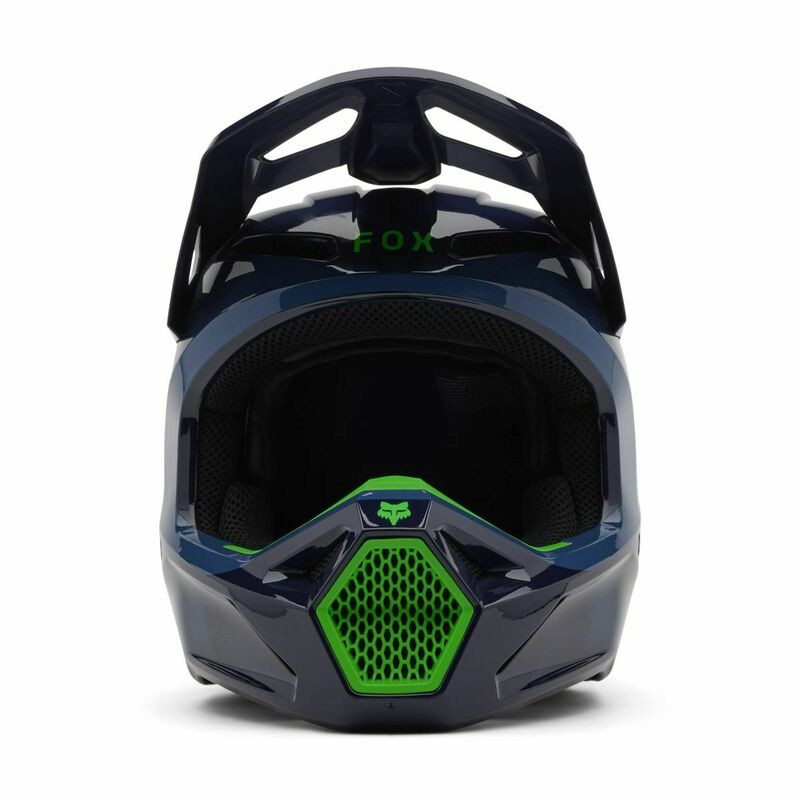 Fox Racing V25 V1 Taunt Navy Helmet