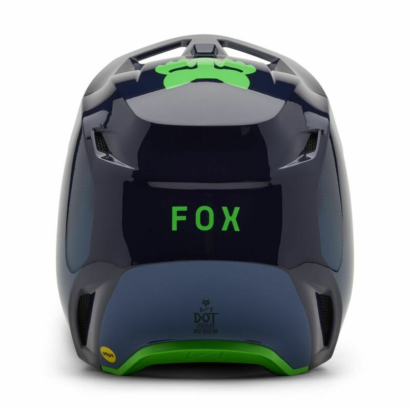 Fox Racing V25 V1 Taunt Navy Helmet
