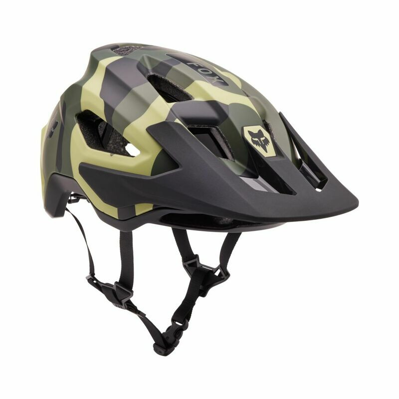 Fox Racing V25 Speedframe Camo CE Green Helmet