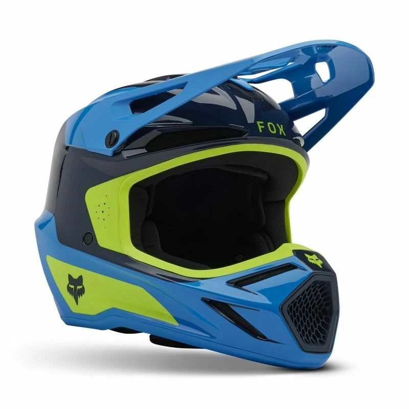 Fox Racing V25 Youth V3 Impression True Blue Helmet