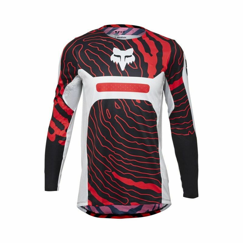 Fox Racing V25 Youth Flexair Impression White Jersey