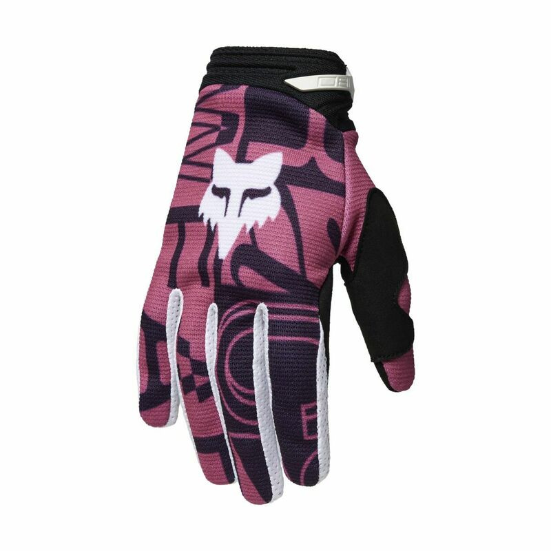 Fox Racing V25 Youth Girls 180 Race Spec Guava Gloves