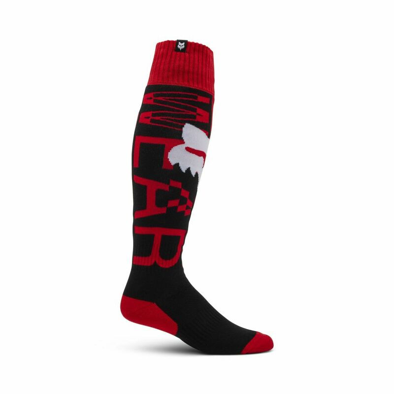 Fox Racing V25 180 Race Spec Fluorescent Red Sock