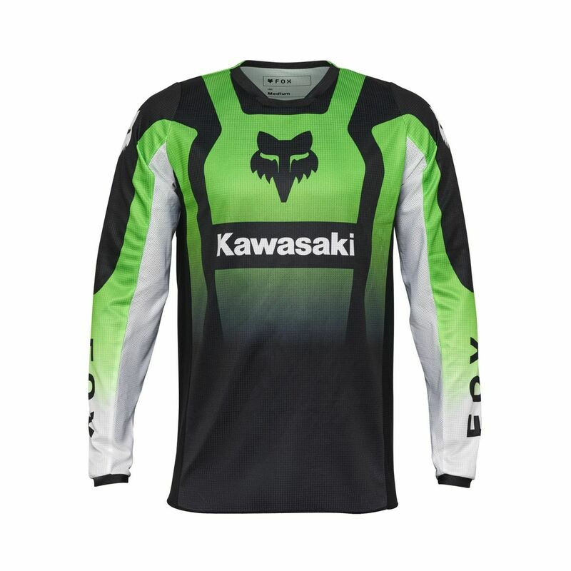 Fox Racing V25 180 Kawasaki Fluorescent Green Jersey