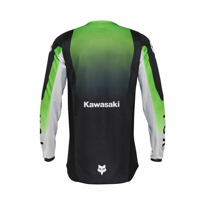 Fox Racing V25 180 Kawasaki Fluorescent Green Jersey - Speed Addicts