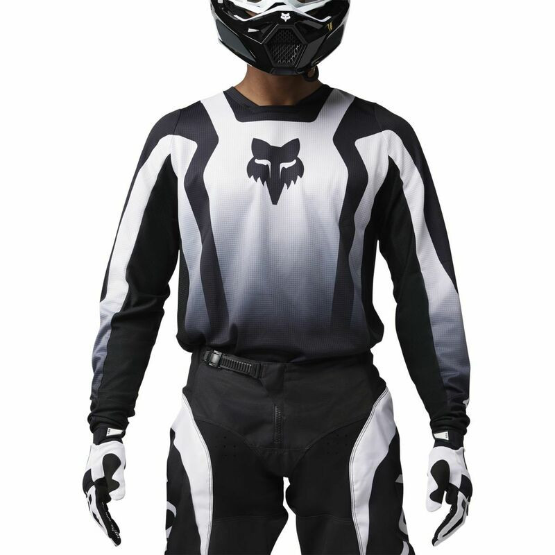 Fox Racing V25 180 Lean Black White Jersey