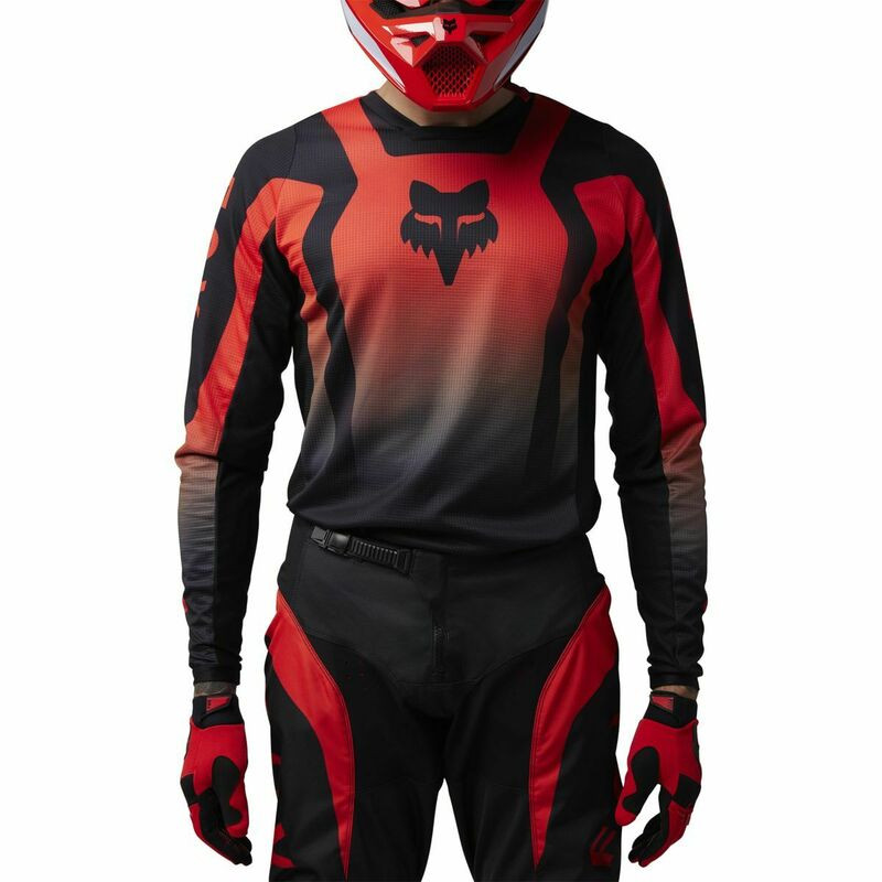Fox Racing V25 180 Lean Fluorescent Red Jersey