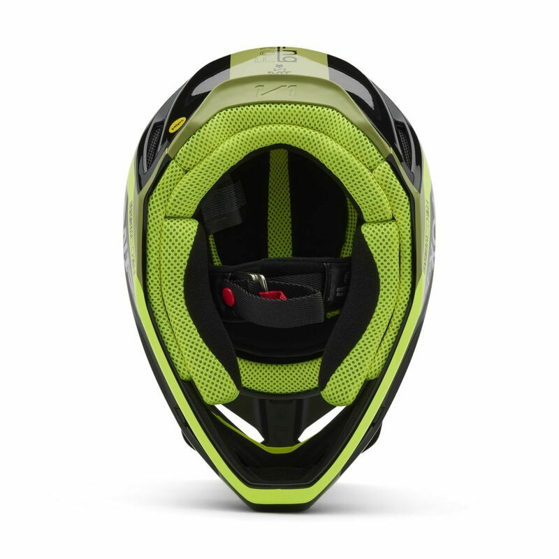 Fox Racing V25 V1 Race Spec Pale Green Helmet - Speed Addicts