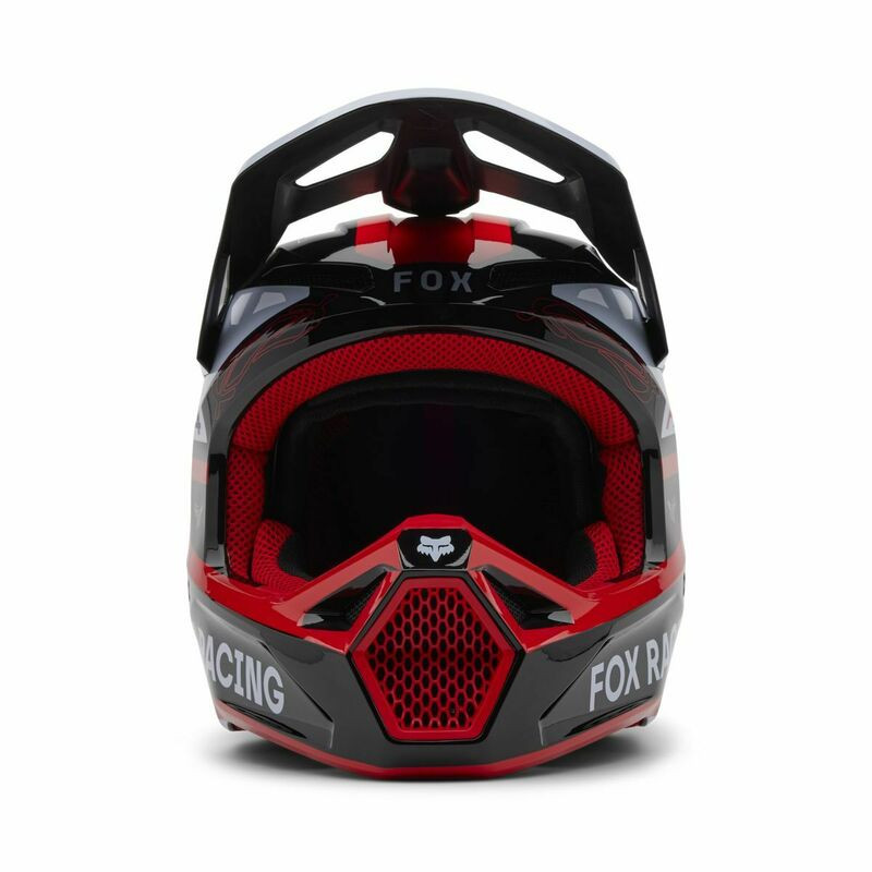 Fox Racing V25 V1 Race Spec Fluorescent Red Helmet