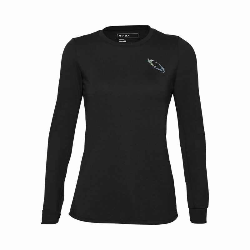 Fox Racing V25 Womens Ranger DR MD LS Jersey Lunar Black