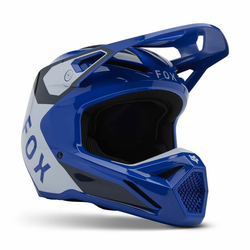 Fox Racing V25 V1 Lean Blue Helmet