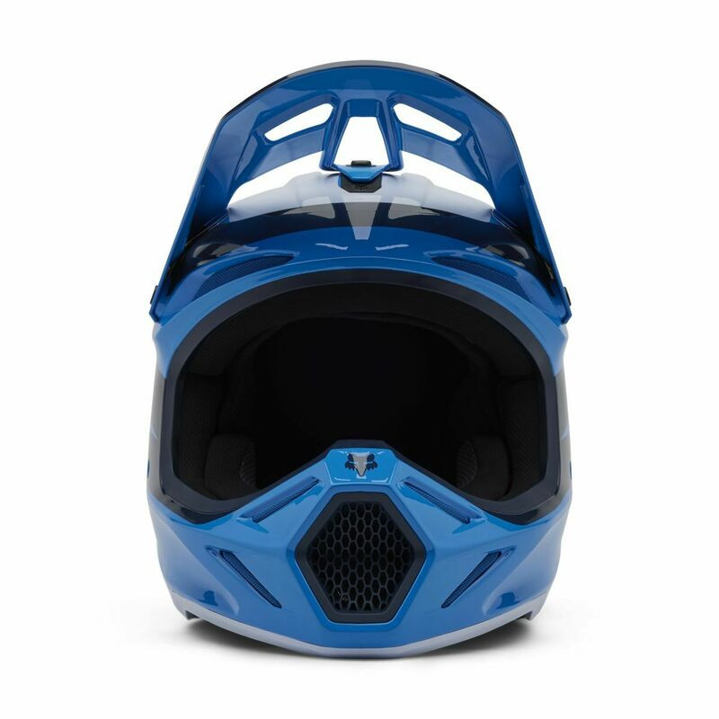 Fox Racing V25 V3 Divider True Blue Helmet - Speed Addicts