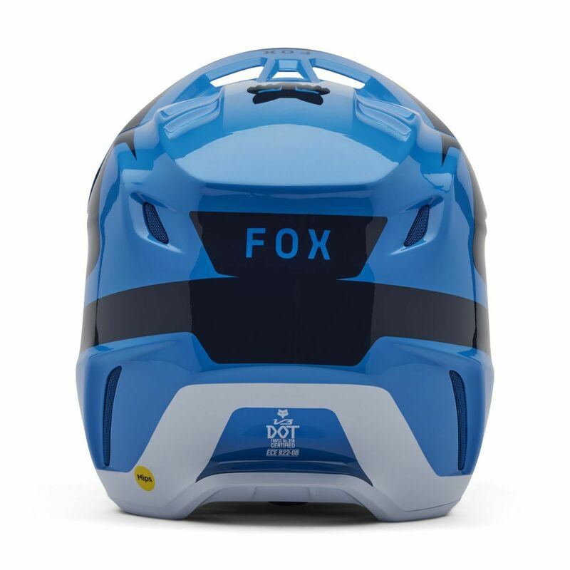 Fox Racing V25 V3 Divider True Blue Helmet