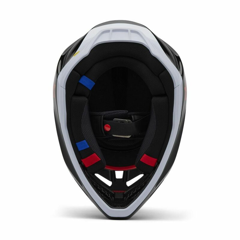 Fox Racing V25 V3 Divider Black Helmet