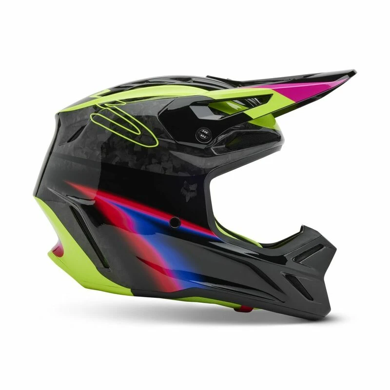 Fox Racing V25 V3 RS Energy Black Helmet