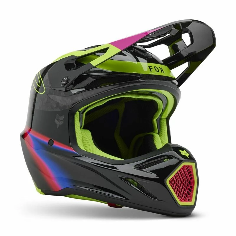 Fox Racing V25 V3 RS Energy Black Helmet